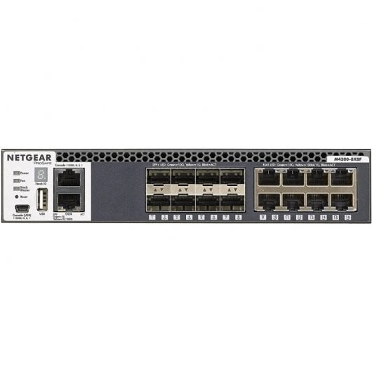 NETGEAR M4300-8X8F Gestito L3 10G Ethernet (100/1000/10000) 1U Nero