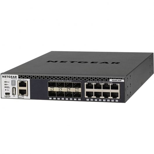 NETGEAR M4300-8X8F Gestito L3 10G Ethernet (100/1000/10000) 1U Nero