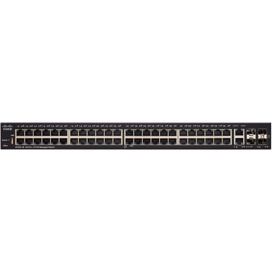 Cisco SF350-48 Switch réseau 48 ports 10/100 noir