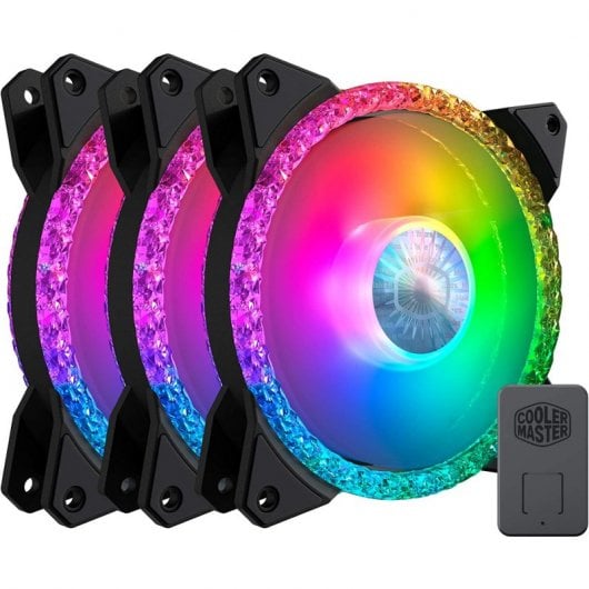 Cooler Master MasterFan MF120 Prismatic Pack 3 ventole supplementari da 120 mm