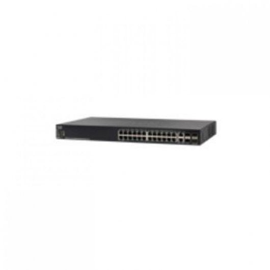 Cisco SG550X-24MPP Switch 24 Puertos Gigabit PoE Stackable Negro
