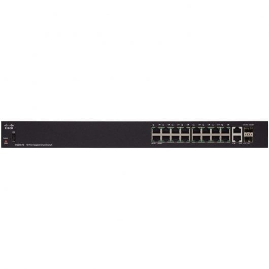 Cisco SG250-18 Switch réseau 18 ports Gigabit Smart Noir