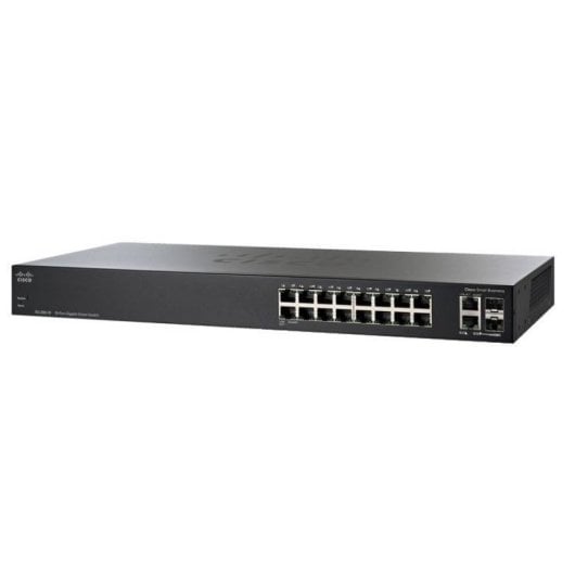 Cisco SG250-18 Switch réseau 18 ports Gigabit Smart Noir