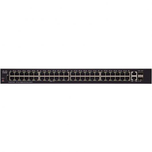 Cisco SG250-50 Switch de Red 50 Puertos Gigabit Smart Gris