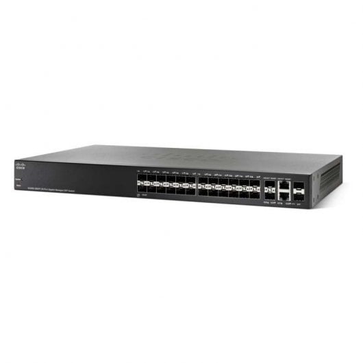 Cisco SG350-28SFP Switch de Red 28 Puertos Gigabit Managed SFP Negro