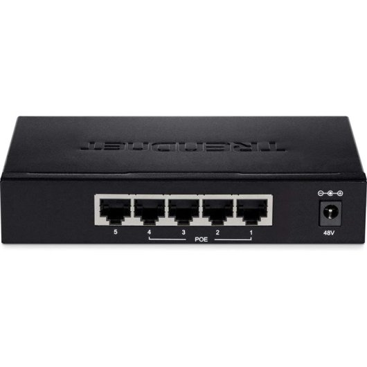 TRENDnet TPE-TG50ES Switch de Red 5 Puertos con Conmutador Ethernet de 31W Negro