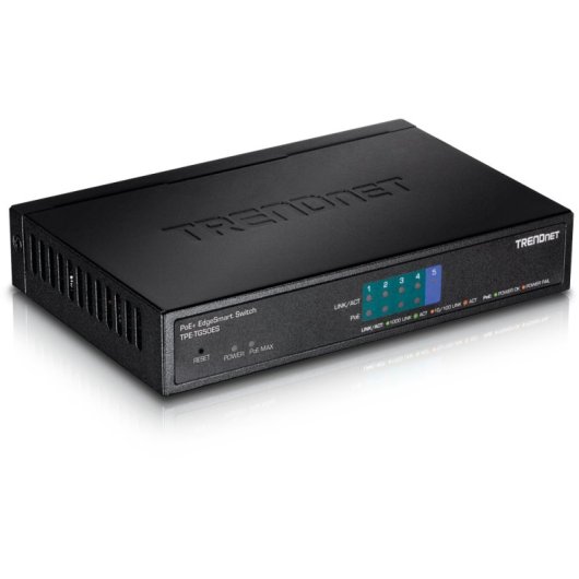 TRENDnet TPE-TG50ES Switch de Red 5 Puertos con Conmutador Ethernet de 31W Negro
