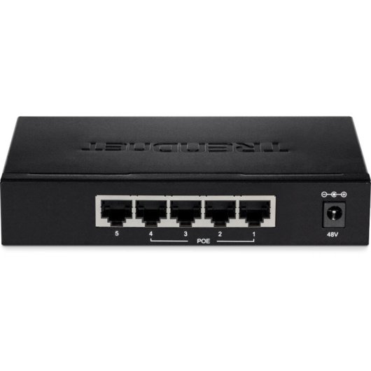 TRENDnet TPE-TG50ES Switch de Red 5 Puertos con Conmutador Ethernet de 31W Negro