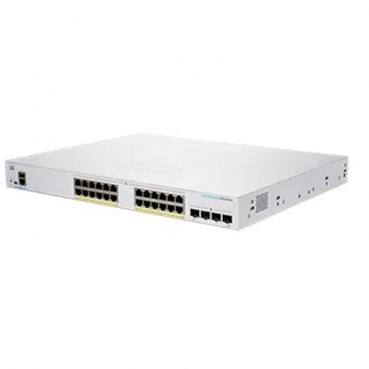 Cisco CBS250-24P-4X-EU Switch de Red 24 Puertos GE Plata