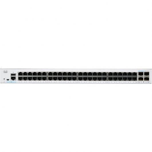 Cisco CBS350-48T-4G-EU Netzwerk-Switch 48 GE-Ports 4 x 1 G SFP Silber