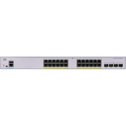 Switch di rete Cisco CBS250-24P-4G-EU 24 porte GE PoE 4 x 1 G SFP Argento