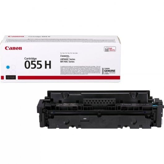 Toner Canon 055 H Cyaan Origineel Hoge Capaciteit i-SENSYS 5900 Pagina's
