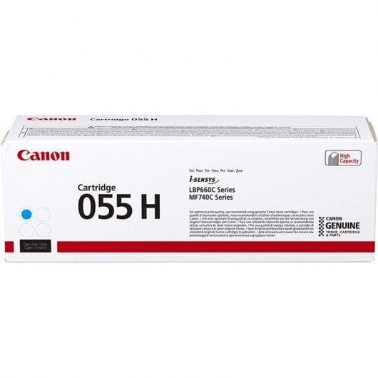 Toner Canon 055 H Cyaan Origineel Hoge Capaciteit i-SENSYS 5900 Pagina's
