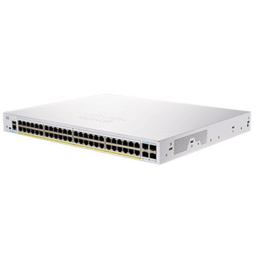 Cisco CBS350-48P-4G-EU Switch de Red 48 Puertos GE PoE 4 x SFP de 1 G Plata