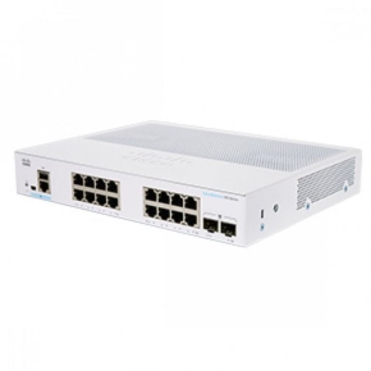 Cisco CBS350-16T-2G-EU Netzwerk-Switch 16 GE-Ports 2 x 1G SFP Silber