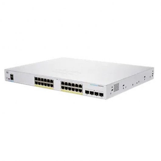 Cisco CBS250-24FP-4G-EU Switch réseau 24 ports GE PoE complet 4 x 1G SFP noir