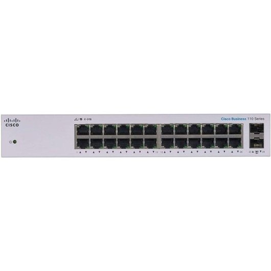 Switch Cisco CBS110-24T-EU 24 Porte Gigabit 2x SFP Rackmount Plug-and-Play