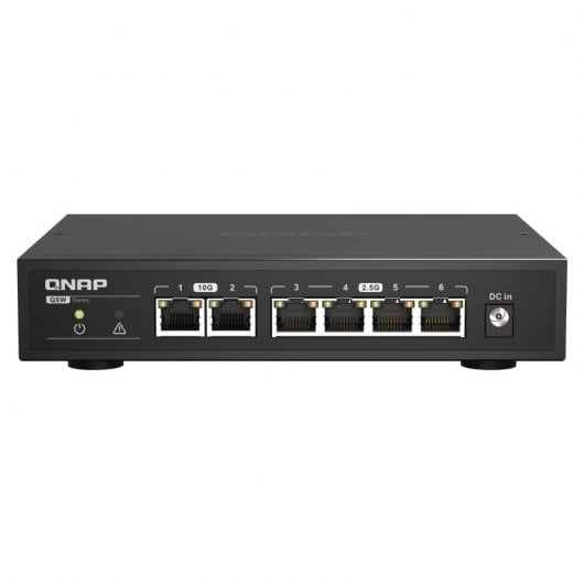 QNAP QSW-2104-2T commutateur réseau Non-géré 2.5G Ethernet (100/1000/2500) Noir