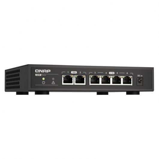 QNAP QSW-2104-2T commutateur réseau Non-géré 2.5G Ethernet (100/1000/2500) Noir