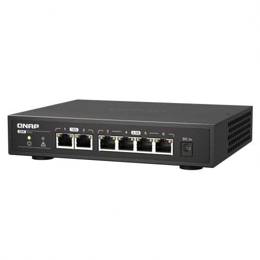 QNAP QSW-2104-2T switch di rete Non gestito 2.5G Ethernet (100/1000/2500) Nero