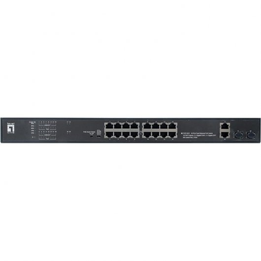 LevelOne FGP-2031 Switch réseau 10/100 Power Over Ethernet PoE 1U Noir