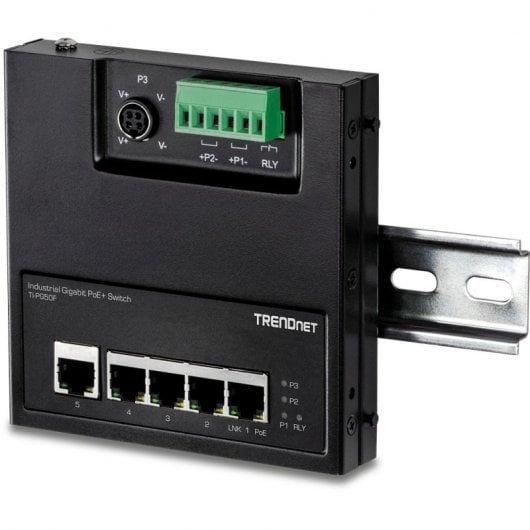 Trendnet TI-PG50F Switch industriel 5 ports PoE+