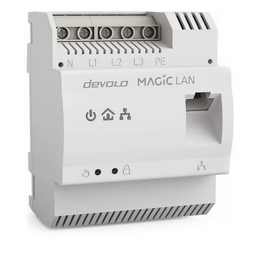 Adattatore Powerline Devolo Magic 2 LAN DINrail per la distribuzione Internet su rete 2400 Mbit/s