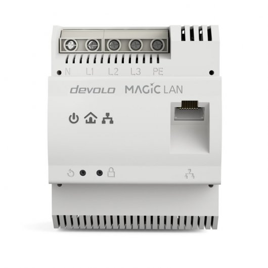 Adattatore Powerline Devolo Magic 2 LAN DINrail per la distribuzione Internet su rete 2400 Mbit/s