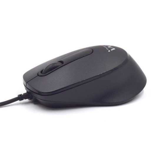Ratón Ewent EW3159 USB 1000 DPI Ambidextro Negro Clic Silencioso