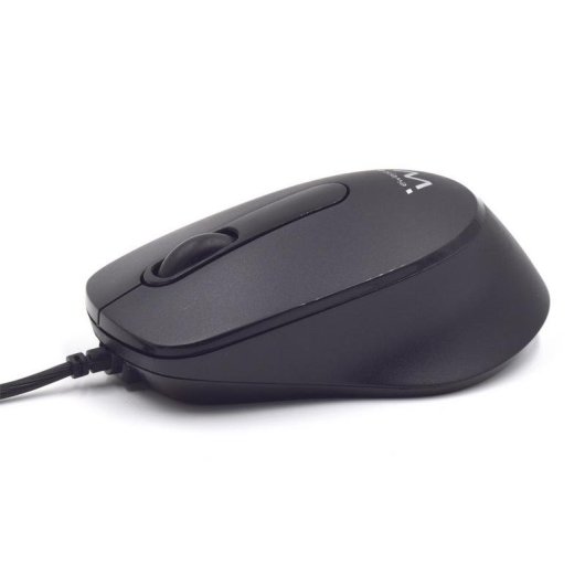 Ratón Ewent EW3159 USB 1000 DPI Ambidextro Negro Clic Silencioso