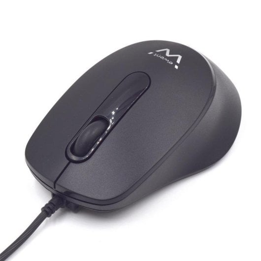 Ratón Ewent EW3159 USB 1000 DPI Ambidextro Negro Clic Silencioso