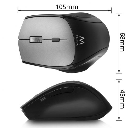 Ewent EW3245 mouse Mano destra RF Wireless Ottico 2400 DPI