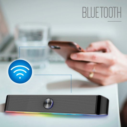 Ewent Barra de Sonido RGB Gaming con Bluetooth