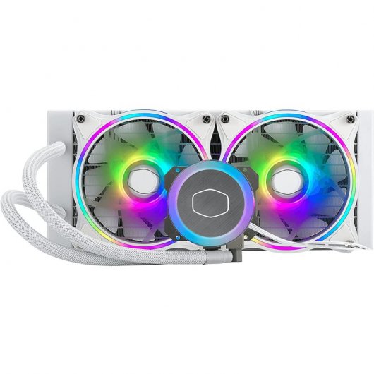 Kit de refroidissement liquide blanc Cooler Master MasterLiquid ML240 Illusion