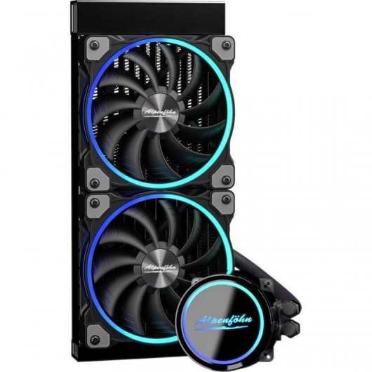 Refrigeration Liquide Alpenföhn Gletscherwasser 282mm 1 Ventilateur ARGB