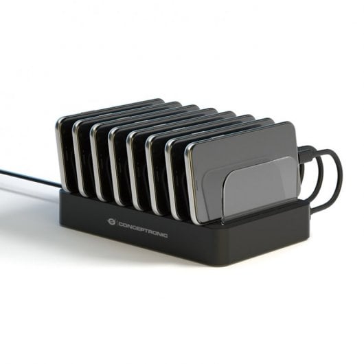 Conceptronic OZUL02B Ladegerät für Mobilgeräte Universal Schwarz AC Drinnen
