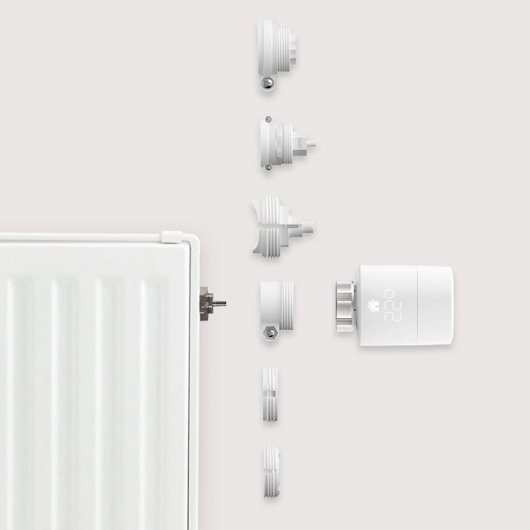 Tado Pack Quattro Termostatos Inteligentes Suplementares + Cabeça Termostática Adicional para Kits V2/V3/V3+