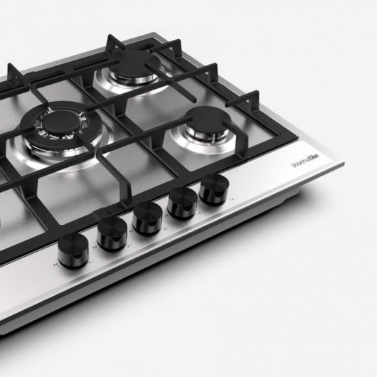 Universal Blue Polaris 4005 Placa de Gas Butano 5 Quemadores 70cm Inox