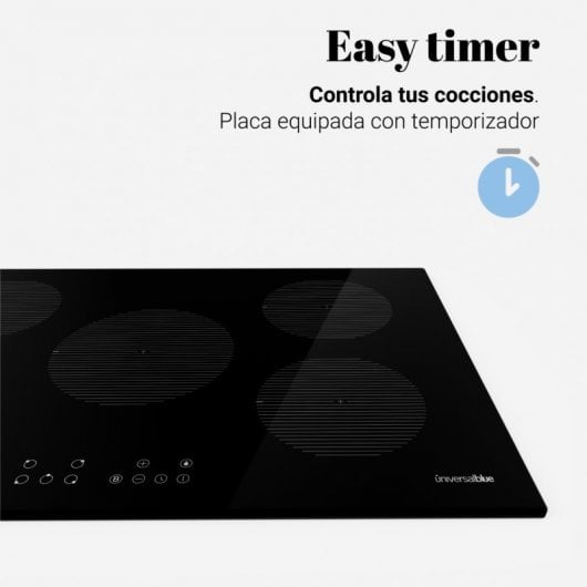 Universal Blue Meissa 4073 Placa Inducción 5 Zonas 76cm Negro