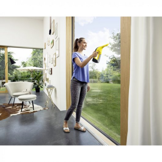 Karcher Window Vac 6  Limpa Vidros + KV 4 Pano de Bateria