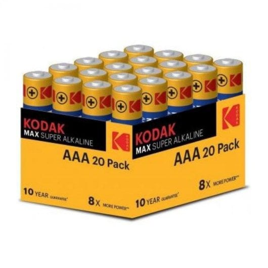 Piles Alcalines AAA Kodak Max Pack 20