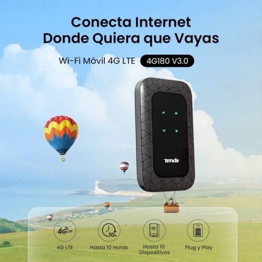 Tenda 4G180 WLAN-Router/4G-Repeater 150 Mbit/s