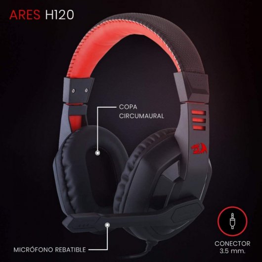 Redragon S101-BA-2 Combo Teclado Gaming RGB + Ratón 3200 DPI + Auriculares + Alfombrilla