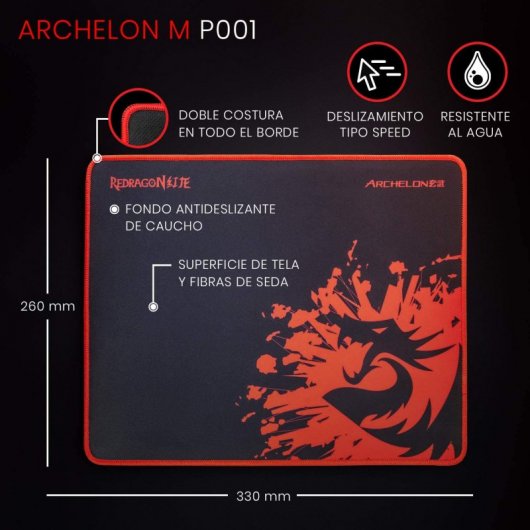 Redragon S101-BA-2 Combo Teclado Gaming RGB + Ratón 3200 DPI + Auriculares + Alfombrilla