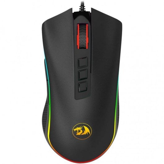 Mouse da gioco Redragon M711-FPS Cobra RGB 24000 DPI Nero