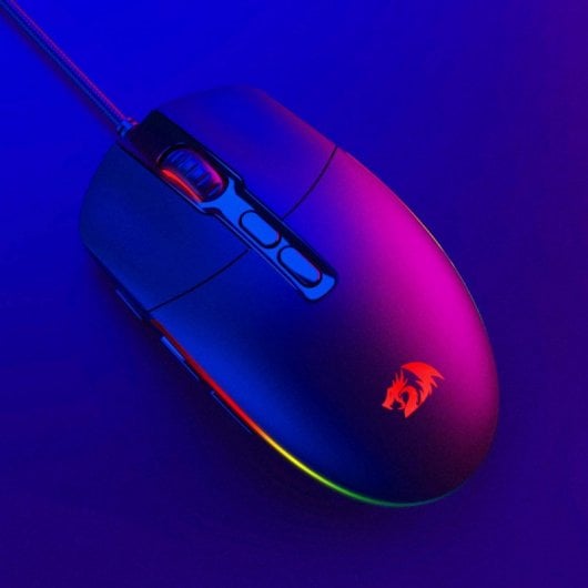 Mouse da gioco Redragon M719 Invader RGB 10000 DPI Nero