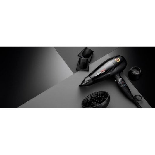Sèche-cheveux BaByliss Pro BAB7000IE Rapido Ionique 2200W Noir Compact