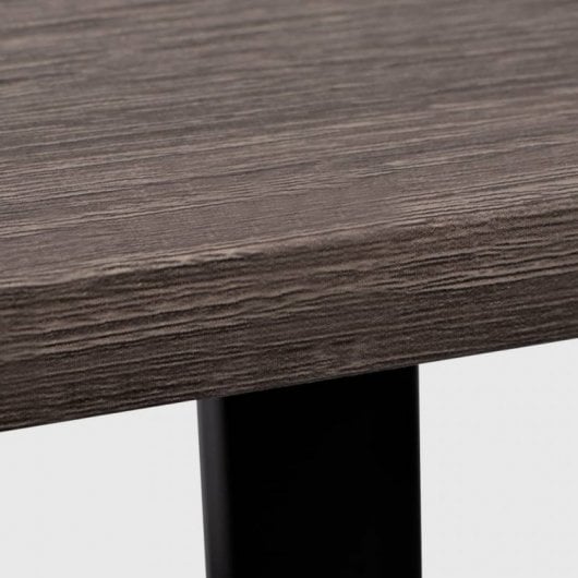 VidaXL Bureau avec 2 étagères Gris/Chêne