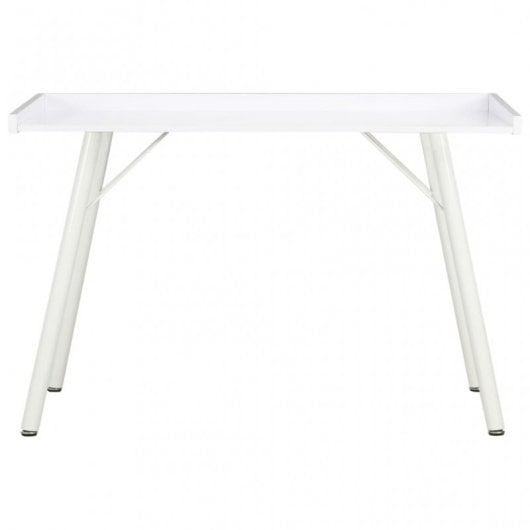 VidaXL Secretária 90x50x79cm Branca
