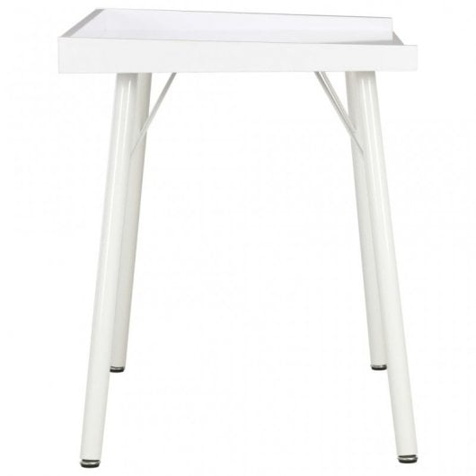 VidaXL Secretária 90x50x79cm Branca